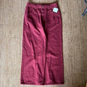 Altar'd State Deep Wine-Tone jeans